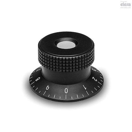 Elesa Flange with graduation, MBR.50 B-8+FGS-C3 MBR+FGS